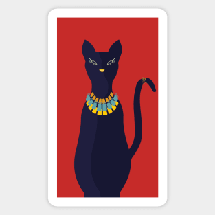 Egyptian Cat Goddess Bastet Sticker